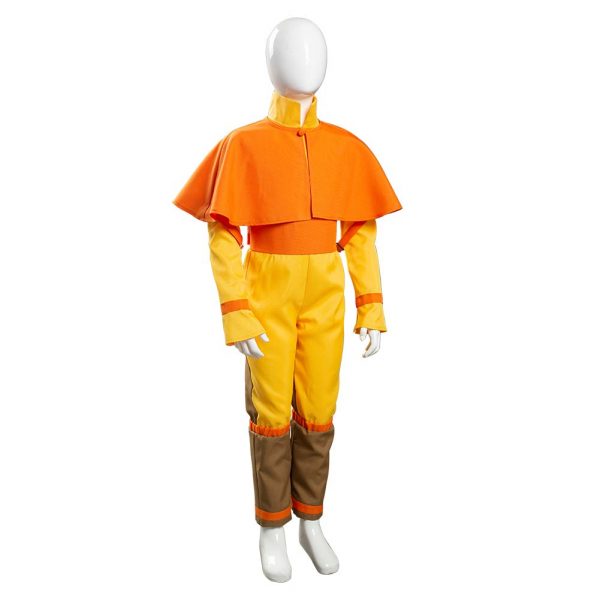 Avatar The Last Airbender Avatar Aang Cosplay Costume Kids Children Jumpsuit Outfits Halloween Carnival Suit 4 - Avatar The Last Airbender Merch